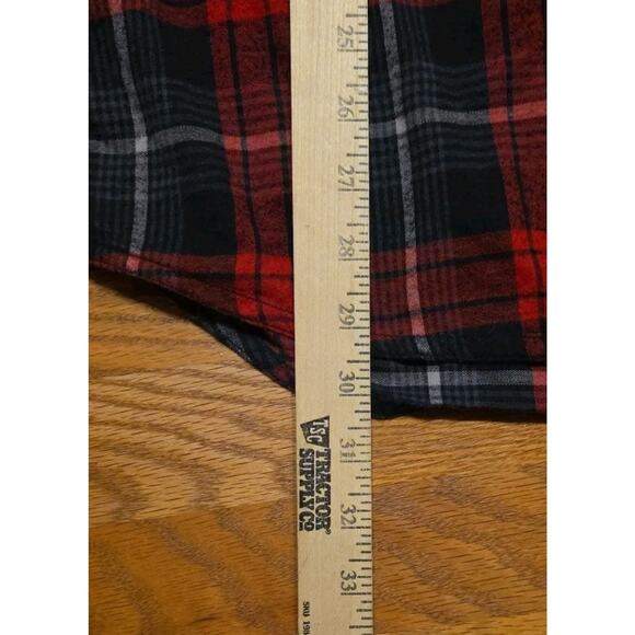 Kavu Lorenzo Timber Beast Long Sleeve Shirt Men’s - Size XL Red Black Flannel - Picture 3 of 7